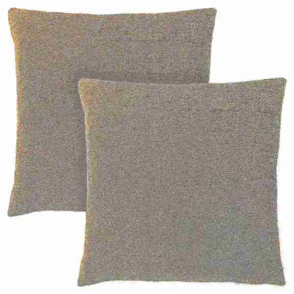 Monarch Specialties Pillows, Set Of 2, 18 X 18 Square, Insert Included, Accent, Sofa, Couch, Bedroom, Polyester, Beige I 9297